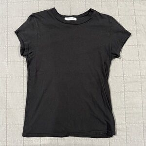 Perfectwhitetee Black Short Sleeve Tee